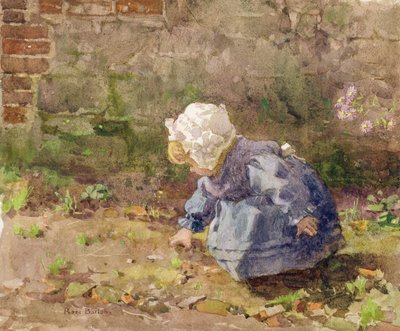 Child with White Cap by Rose Maynard Barton